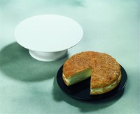Tortenplatte, Melamin weiß,  - Ø 32,0 x 10,0 cm