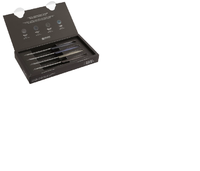 Box 4-tlg., Universalmesser-Wellenschliff, gemischt, Griff Metallic-Optik 11 cm